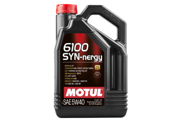 Моторное масло MOTUL 6100 SYN-NERGY 5W40 (4 л.) Моторное масло MOTUL 6100 SYN-NERGY 5W40 (4 л.)