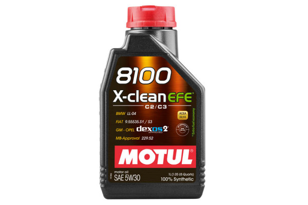 Моторное масло MOTUL 8100 X-clean EFE 5W30 (1 л.) Моторное масло MOTUL 8100 X-clean EFE 5W30 (1 л.)