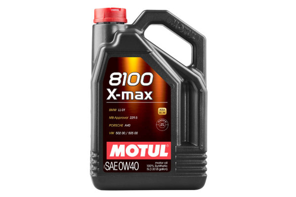 Моторное масло MOTUL 8100 X-max 0W40 (4 л.) Моторное масло MOTUL 8100 X-max 0W40 (4 л.)