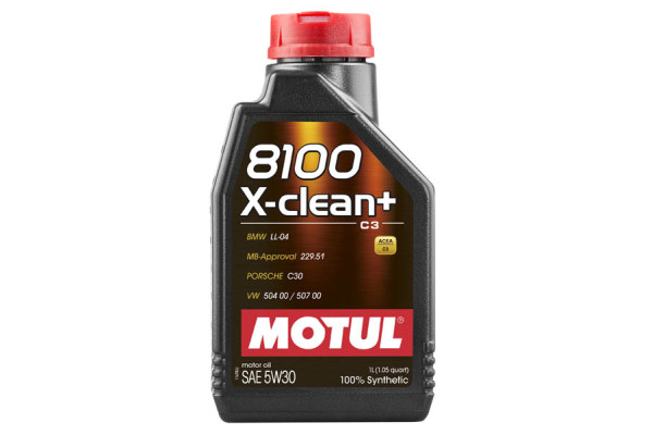 Моторное масло MOTUL 8100 X-clean+ 5W30 (1 л.) Моторное масло MOTUL 8100 X-clean+ 5W30 (1 л.)