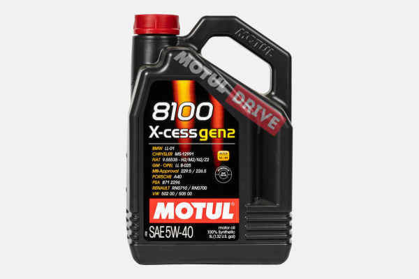 Motul 8100 X-Cess Gen2 5W-40 Motul 8100 X-Cess Gen2 5W-40