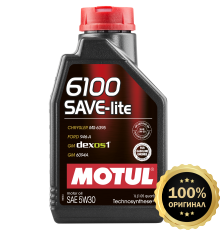 Моторное масло MOTUL 6100 SAVE-lite 5W30  (1 л.)