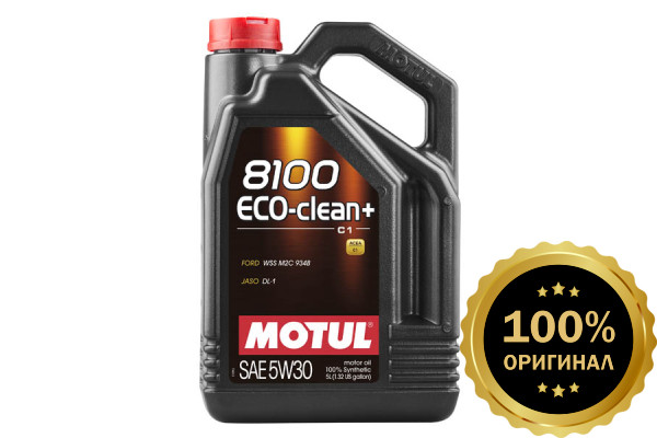 Моторное масло MOTUL 8100 ECO-Clean+ 5W30  (5 л.)