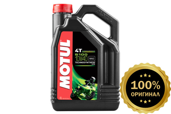 Моторное масло MOTUL 5100 4T SAE 10W40  (4 л.)