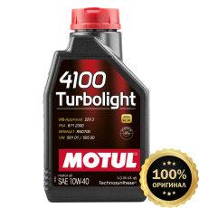 Моторное масло MOTUL 4100 Turbolight 10W40  (1 л.)