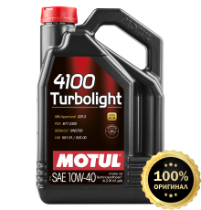 Моторное масло MOTUL 4100 Turbolight 10W40  (4 л.)